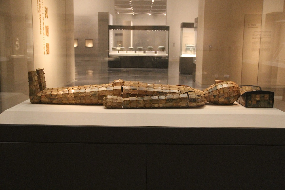 A Han jade burial suit, 2nd century BC