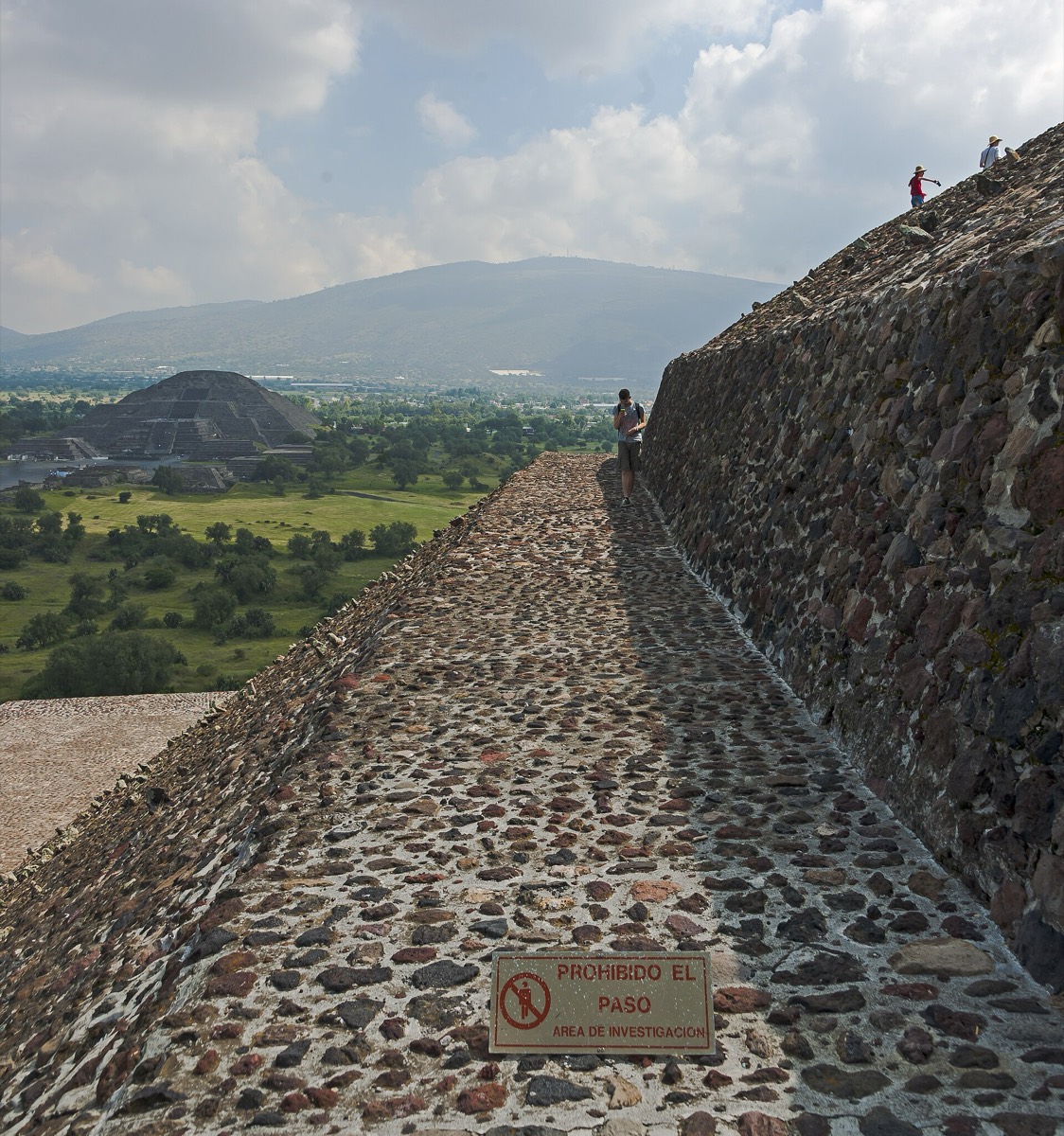 Teotihuacan: the Pyramid of the Moon, from the Sun